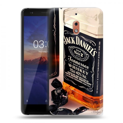 Дизайнерский силиконовый чехол для Nokia 2.1 Jack Daniels