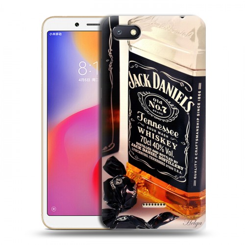 Дизайнерский пластиковый чехол для Xiaomi RedMi 6A Jack Daniels