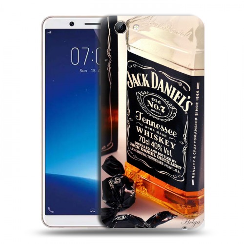 Дизайнерский силиконовый чехол для Vivo Y71 Jack Daniels