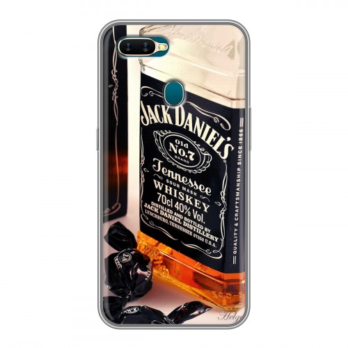 Дизайнерский пластиковый чехол для OPPO AX7 Jack Daniels