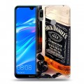 Дизайнерский пластиковый чехол для Huawei Y6 (2019) Jack Daniels