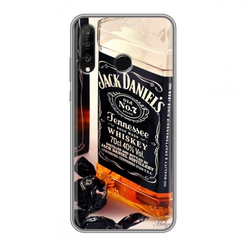 Дизайнерский силиконовый чехол для Huawei P30 Lite Jack Daniels