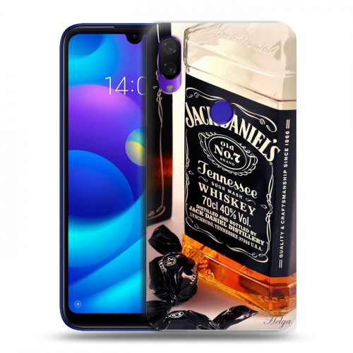 Дизайнерский пластиковый чехол для Xiaomi Mi Play Jack Daniels