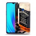 Дизайнерский силиконовый с усиленными углами чехол для Realme 3 Pro Jack Daniels