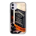 Дизайнерский силиконовый чехол для Iphone 11 Jack Daniels