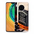 Дизайнерский пластиковый чехол для Huawei Mate 30 Jack Daniels