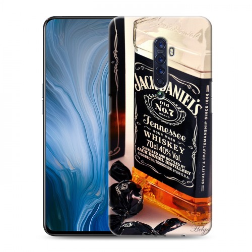 Дизайнерский пластиковый чехол для OPPO Reno2 Z Jack Daniels