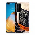 Дизайнерский пластиковый чехол для Huawei P40 Jack Daniels