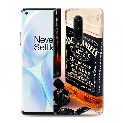 Дизайнерский пластиковый чехол для OnePlus 8 Jack Daniels