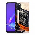 Дизайнерский пластиковый чехол для OPPO A52 Jack Daniels