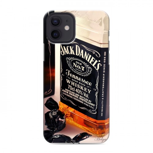 Дизайнерский силиконовый чехол для Iphone 12 Jack Daniels