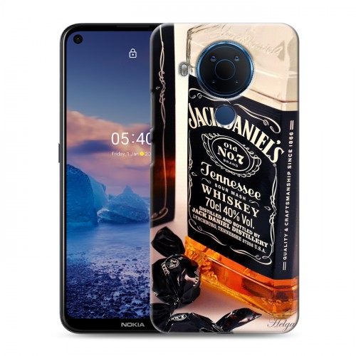 Дизайнерский силиконовый чехол для Nokia 5.4 Jack Daniels