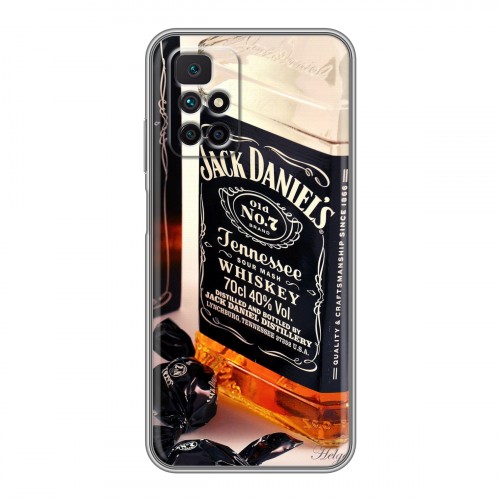 Дизайнерский пластиковый чехол для Xiaomi Redmi 10 Jack Daniels