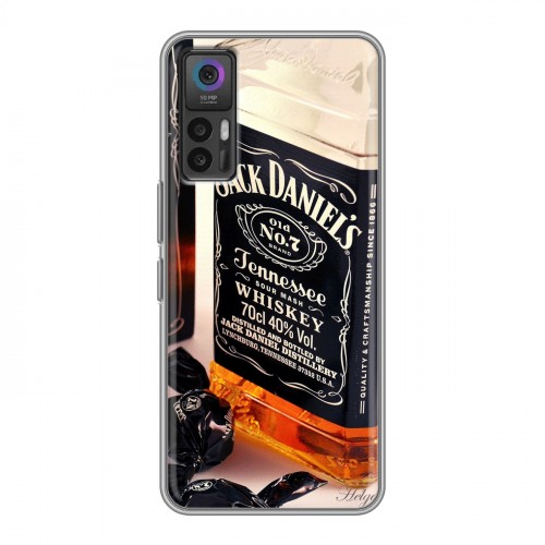 Дизайнерский силиконовый чехол для TCL 30 Jack Daniels