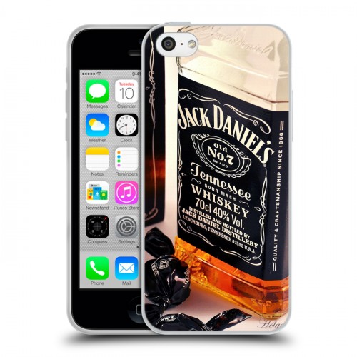 Дизайнерский пластиковый чехол для Iphone 5c Jack Daniels