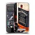 Дизайнерский пластиковый чехол для HTC Desire 500 Jack Daniels