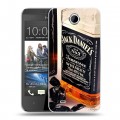 Дизайнерский пластиковый чехол для HTC Desire 300 Jack Daniels