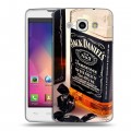 Дизайнерский пластиковый чехол для LG L60 Jack Daniels