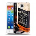 Дизайнерский пластиковый чехол для Lenovo S650 Ideaphone Jack Daniels