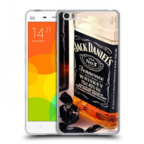 Дизайнерский силиконовый чехол для Xiaomi Mi Note Jack Daniels