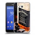 Дизайнерский пластиковый чехол для Sony Xperia E4g Jack Daniels