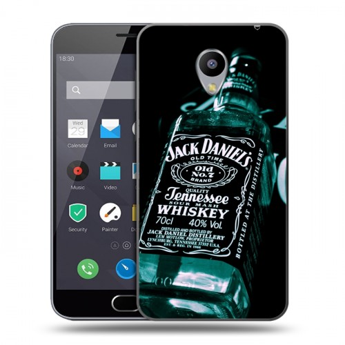 Дизайнерский пластиковый чехол для Meizu M2 Note Jack Daniels