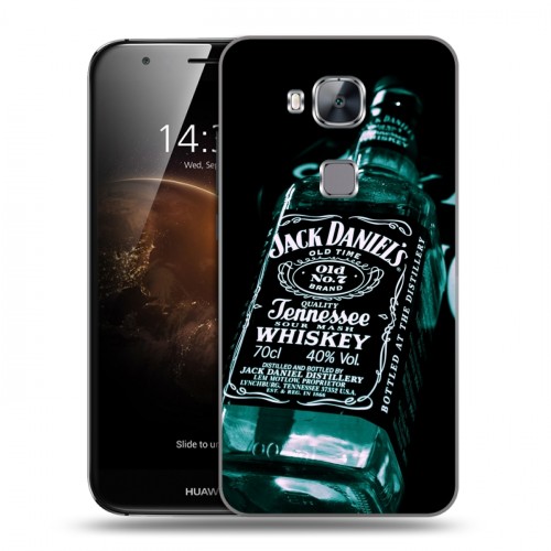 Дизайнерский пластиковый чехол для Huawei G8 Jack Daniels