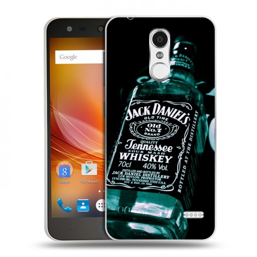 Дизайнерский пластиковый чехол для ZTE Blade X5 Jack Daniels