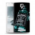 Дизайнерский пластиковый чехол для Lenovo A1000 Jack Daniels