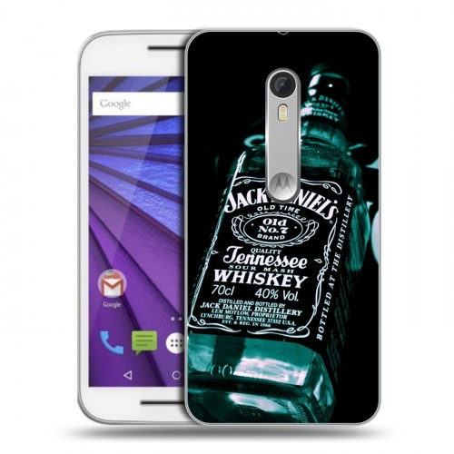 Дизайнерский пластиковый чехол для Lenovo Moto G Jack Daniels