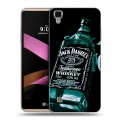 Дизайнерский пластиковый чехол для LG X Style Jack Daniels