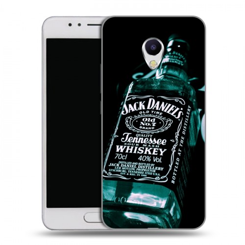 Дизайнерский силиконовый чехол для Meizu M5s Jack Daniels