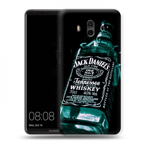 Дизайнерский пластиковый чехол для Huawei Mate 10 Jack Daniels