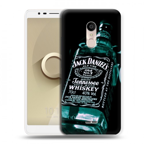 Дизайнерский силиконовый чехол для Alcatel 3C Jack Daniels
