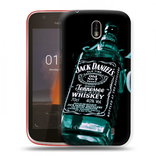 Дизайнерский пластиковый чехол для Nokia 1 Jack Daniels
