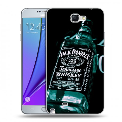 Дизайнерский пластиковый чехол для Samsung Galaxy Note 2 Jack Daniels