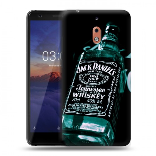 Дизайнерский силиконовый чехол для Nokia 2.1 Jack Daniels