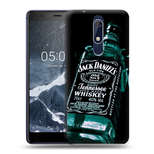 Дизайнерский пластиковый чехол для Nokia 5.1 Jack Daniels