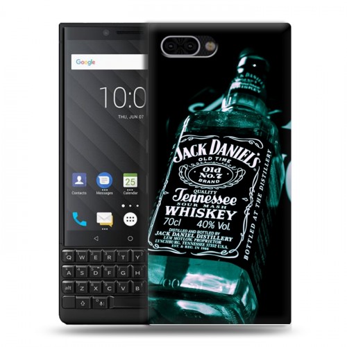 Дизайнерский пластиковый чехол для BlackBerry KEY2 Jack Daniels