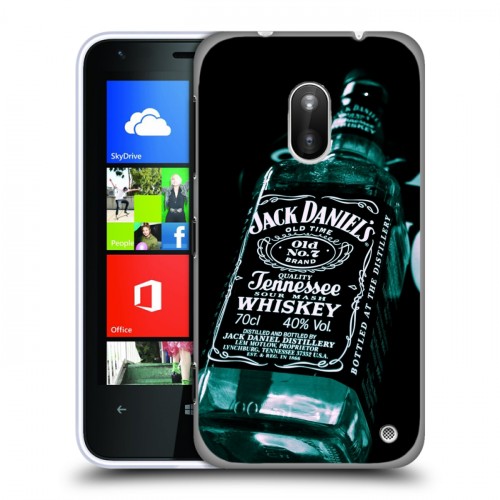 Дизайнерский пластиковый чехол для Nokia Lumia 620 Jack Daniels