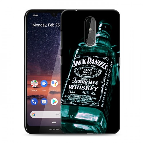 Дизайнерский силиконовый чехол для Nokia 3.2 Jack Daniels