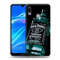 Дизайнерский пластиковый чехол для Huawei Y6 (2019) Jack Daniels