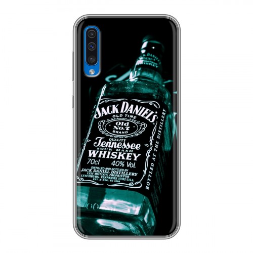 Дизайнерский силиконовый чехол для Samsung Galaxy A50 Jack Daniels