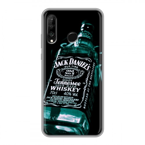 Дизайнерский силиконовый чехол для Huawei P30 Lite Jack Daniels