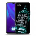 Дизайнерский силиконовый с усиленными углами чехол для OPPO A1k Jack Daniels