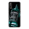 Дизайнерский силиконовый с усиленными углами чехол для Vivo V17 Neo Jack Daniels