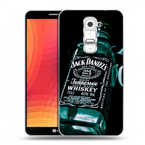 Дизайнерский пластиковый чехол для LG Optimus G2 Jack Daniels