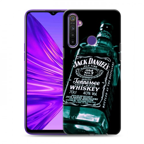 Дизайнерский силиконовый чехол для Realme 5 Jack Daniels