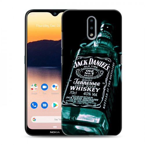 Дизайнерский пластиковый чехол для Nokia 2.3 Jack Daniels