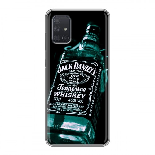 Дизайнерский силиконовый чехол для Samsung Galaxy A71 Jack Daniels